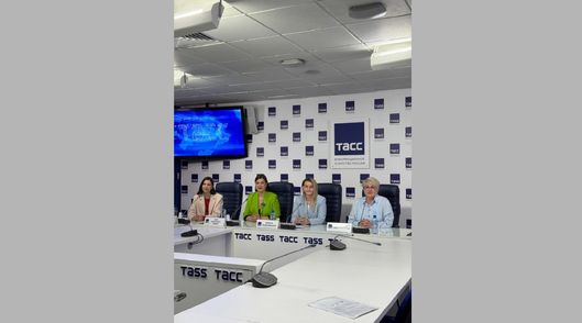 Прэс-канферэнцыя ў Новасібірску